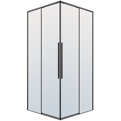 Durasan Kabina prysznicowan Kabi VIVA 80x80 kwadratowa szkło transparentne 6mm czarny mat Durasan Kabina prysznicowan Kabi VIVA 80x80 kwadratowa szkło transparentne 6mm czarny mat