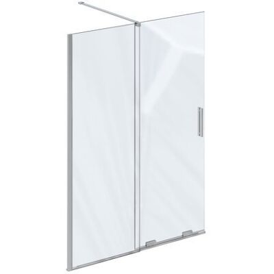 Kabina/ścianka prysznicowa Ravak Walk in Roll ROWI 100 szkło transparent chrom 1 szt Kabina/ścianka prysznicowa Ravak Walk in Roll ROWI 100 szkło transparent chrom 1 szt