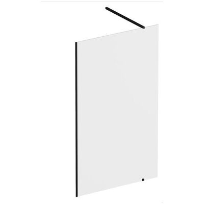 Kabina/ścianka prysznicowa Ravak Walk-In Wall Set 120 szkło transparent czarna 1 szt Kabina/ścianka prysznicowa Ravak Walk-In Wall Set 120 szkło transparent czarna 1 szt