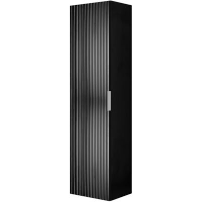 3xE Living Kolumna łazienkowa, czarna, 35 x 136 x 27 cm, uchwyt srebrny 3xE Living Kolumna łazienkowa, czarna, 35 x 136 x 27 cm, uchwyt srebrny