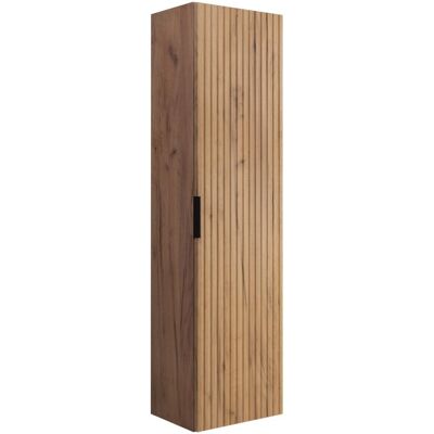 Oak Craft - 35x136x25 cm - Czarna gałka - Szafka ścienna Oak Craft - 35x136x25 cm - Czarna gałka - Szafka ścienna