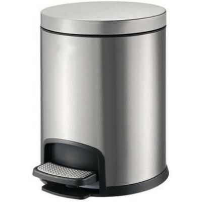 Kosz łazienkowy pojemnik na odpadki okrągły chrom STELLA 20.20105 Kosz łazienkowy pojemnik na odpadki okrągły chrom STELLA 20.20105