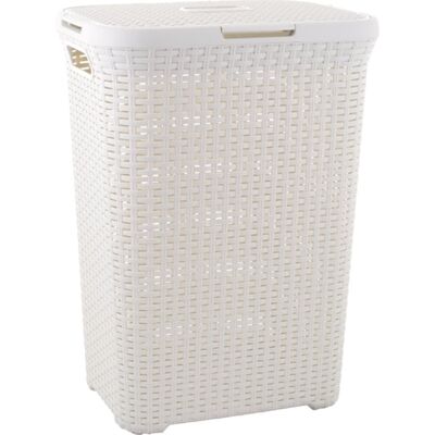 Kosz Na Odzież Pranie Bieliznę Rattan Curver 60l Kosz Na Odzież Pranie Bieliznę Rattan Curver 60l