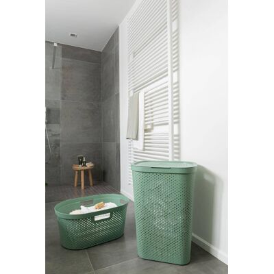 Kosz Na Pranie Bielizne Curver Zielony 59l Do Łazienki Ażurowy Recycled Kosz Na Pranie Bielizne Curver Zielony 59l Do Łazienki Ażurowy Recycled