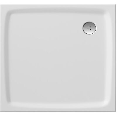 Kwadratowy brodzik prysznicowy konglomeratowy Ravak Perseus Pro Flat 80x80 biały 1szt Kwadratowy brodzik prysznicowy konglomeratowy Ravak Perseus Pro Flat 80x80 biały 1szt