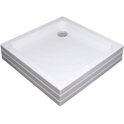 Kwadratowy samonośny brodzik prysznicowy akrylowy Ravak Angela 80x80 PU biały 1szt Kwadratowy samonośny brodzik prysznicowy akrylowy Ravak Angela 80x80 PU biały 1szt