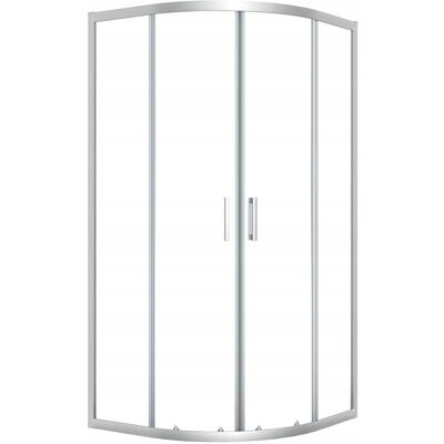 LAVEO Desna - kabina prysznicowa natryskowa półokrągła 90x90 cm H185 LAVEO Desna - kabina prysznicowa natryskowa półokrągła 90x90 cm H185