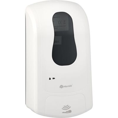 Merida DEB201 Bezdotykowy automatyczny dozownik mydła w pianie ONE, na jednorazowe wkłady 1000 g, ABS, biały Merida DEB201 Bezdotykowy automatyczny dozownik mydła w pianie ONE, na jednorazowe wkłady 1000 g, ABS, biały