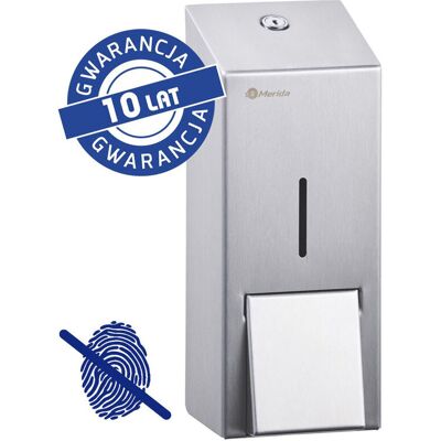Merida Dsm276 Dozownik Mydła W Pianie Stella Anti-Fingerprint Maxi Na Jednorazowe Wkłady 700 G, Z Pompką Spieniającą, Stal Matowa Z Powłoką Afp Merida Dsm276 Dozownik Mydła W Pianie Stella Anti-Fingerprint Maxi Na Jednorazowe Wkłady 700 G, Z Pompką Spieniającą, Stal Matowa Z Powłoką Afp