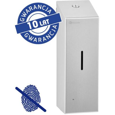 Merida DSM290 Bezdotykowy automatyczny dozownik mydła w pianie STELLA AUTOMATIC SLIM Anti-FingerPrint, stal matowa z powłoką AFP Merida DSM290 Bezdotykowy automatyczny dozownik mydła w pianie STELLA AUTOMATIC SLIM Anti-FingerPrint, stal matowa z powłoką AFP