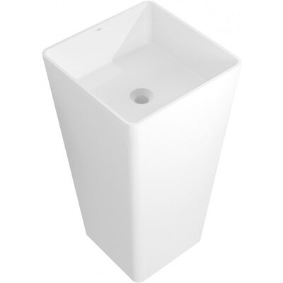 Mexen Adora umywalka wolnostojąca z konglomeratu 45 x 45 cm, biała mat - 26564500 Mexen Adora umywalka wolnostojąca z konglomeratu 45 x 45 cm, biała mat - 26564500