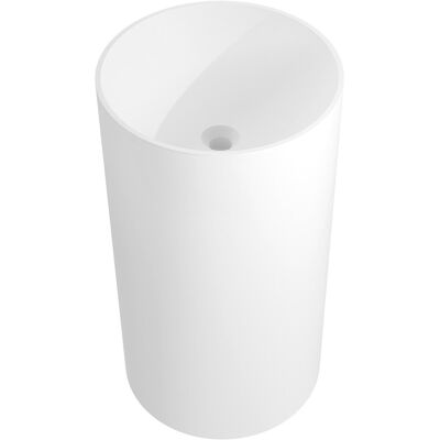 Mexen Ajax-01 umywalka wolnostojąca z konglomeratu 45 x 45 cm, biała mat - 26504500 Mexen Ajax-01 umywalka wolnostojąca z konglomeratu 45 x 45 cm, biała mat - 26504500
