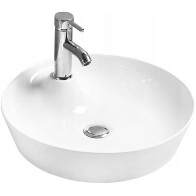 Mexen Arlena umywalka nablatowa 43 x 43 cm, biała - 21264300 Mexen Arlena umywalka nablatowa 43 x 43 cm, biała - 21264300
