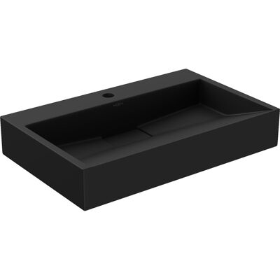 Mexen Ava umywalka nablatowa z konglomeratu 1/O 60 x 38 cm, czarna - 23016071 Mexen Ava umywalka nablatowa z konglomeratu 1/O 60 x 38 cm, czarna - 23016071