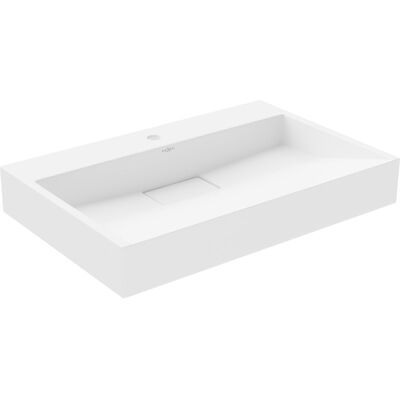 Mexen Ava umywalka nablatowa z konglomeratu 1/O 70 x 46 cm, biała - 23017001 Mexen Ava umywalka nablatowa z konglomeratu 1/O 70 x 46 cm, biała - 23017001