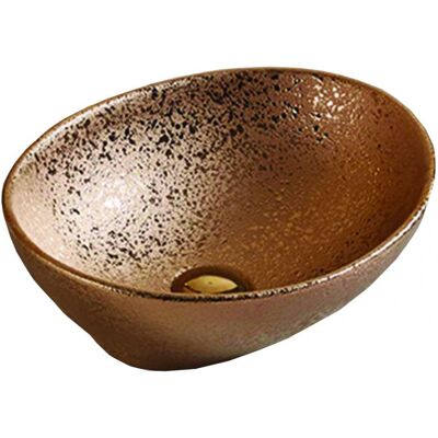 Mexen Elza umywalka nablatowa 40 x 33 cm miedziana - 21014051 Mexen Elza umywalka nablatowa 40 x 33 cm miedziana - 21014051
