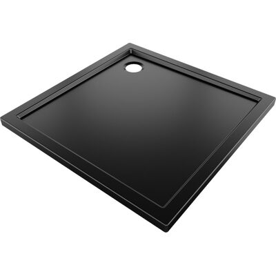 Mexen Flow brodzik kwadratowy slim 75 x 75 cm, czarny mat - 46S707575 Mexen Flow brodzik kwadratowy slim 75 x 75 cm, czarny mat - 46S707575