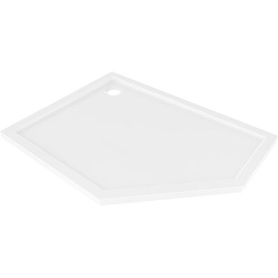 Mexen Flow brodzik pięciokątny slim lewy 100 x 90 cm, biały połysk - 46P109010L Mexen Flow brodzik pięciokątny slim lewy 100 x 90 cm, biały połysk - 46P109010L
