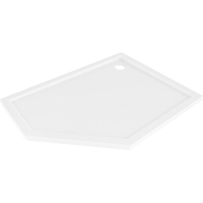 Mexen Flow brodzik pięciokątny slim prawy 100 x 90 cm, biały połysk - 46P109010R Mexen Flow brodzik pięciokątny slim prawy 100 x 90 cm, biały połysk - 46P109010R