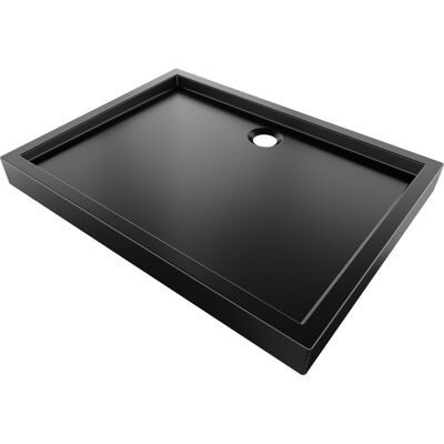 Mexen Flow+ brodzik prostokątny 90 x 70 cm, czarny mat - 46R707090H Mexen Flow+ brodzik prostokątny 90 x 70 cm, czarny mat - 46R707090H