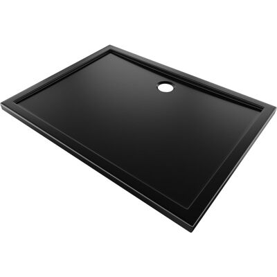 Mexen Flow brodzik prostokątny slim 130 x 90 cm, czarny mat - 46R709013 Mexen Flow brodzik prostokątny slim 130 x 90 cm, czarny mat - 46R709013