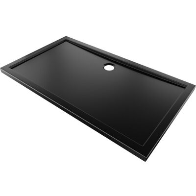 Mexen Flow brodzik prostokątny slim 140 x 85 cm, czarny mat - 46R708514 Mexen Flow brodzik prostokątny slim 140 x 85 cm, czarny mat - 46R708514