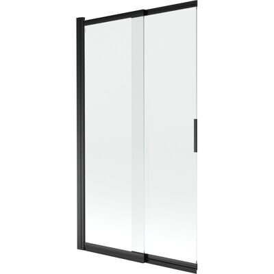 Mexen Fox parawan nawannowy 2-skrzydłowy przesuwny 100 x 150 cm, transparent, czarny Mexen Fox parawan nawannowy 2-skrzydłowy przesuwny 100 x 150 cm, transparent, czarny