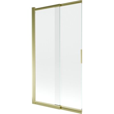Mexen Fox parawan nawannowy 2-skrzydłowy przesuwny 100 x 150 cm, transparent, złoty Mexen Fox parawan nawannowy 2-skrzydłowy przesuwny 100 x 150 cm, transparent, złoty