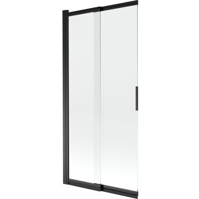Mexen Fox parawan nawannowy 2-skrzydłowy przesuwny 85 x 150 cm, transparent, czarny Mexen Fox parawan nawannowy 2-skrzydłowy przesuwny 85 x 150 cm, transparent, czarny