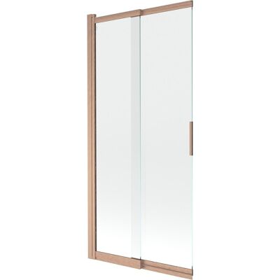 Mexen Fox parawan nawannowy 2-skrzydłowy przesuwny 85 x 150 cm, transparent, miedź szczotkowana - 891-085-002-65-00 Mexen Fox parawan nawannowy 2-skrzydłowy przesuwny 85 x 150 cm, transparent, miedź szczotkowana - 891-085-002-65-00