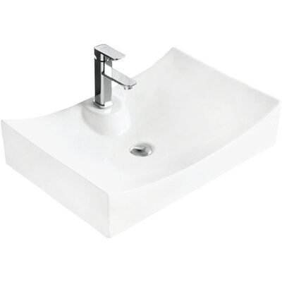 Mexen Gaja umywalka nablatowa 66 x 45 cm biała - 21726600 Mexen Gaja umywalka nablatowa 66 x 45 cm biała - 21726600