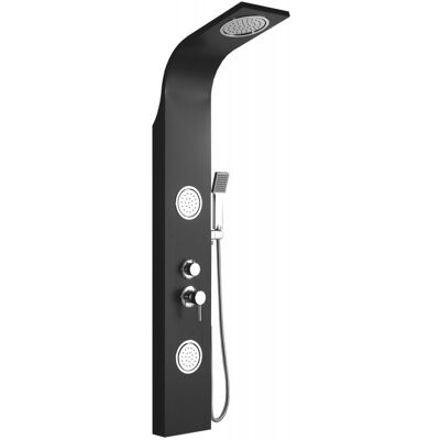 Mexen Gros panel prysznicowy, czarny - 7619-03-70 Mexen Gros panel prysznicowy, czarny - 7619-03-70