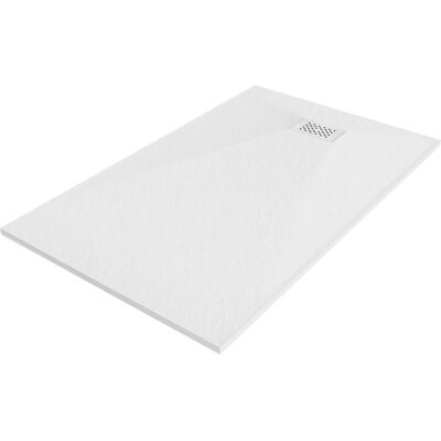 Mexen Hugo brodzik prostokątny SMC 140 x 90 cm, biały, maskownica biała - 42109014-W Mexen Hugo brodzik prostokątny SMC 140 x 90 cm, biały, maskownica biała - 42109014-W