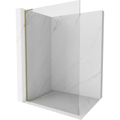 Mexen Kioto L ścianka prysznicowa Walk-in 55 x 200 cm, transparent, złota - 800-055-103-50-00 Mexen Kioto L ścianka prysznicowa Walk-in 55 x 200 cm, transparent, złota - 800-055-103-50-00