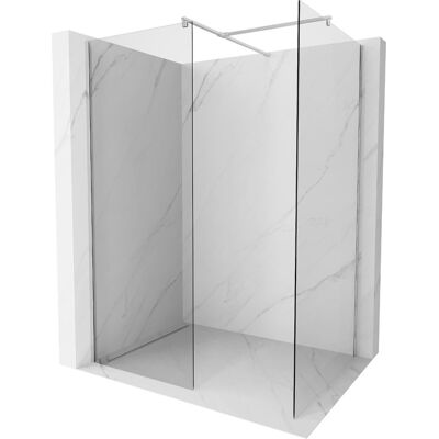 Mexen Kioto ścianka prysznicowa Walk-in 130 x 115 cm, transparent, chrom - 800-130-202-01-00-115 Mexen Kioto ścianka prysznicowa Walk-in 130 x 115 cm, transparent, chrom - 800-130-202-01-00-115