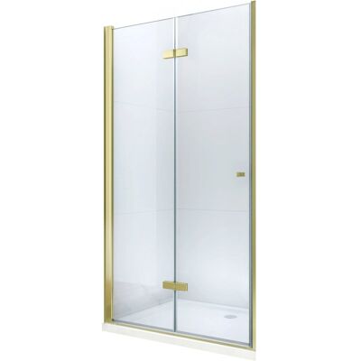 Mexen Lima drzwi prysznicowe składane 100 cm, transparent, złote - 856-100-000-50-00 Mexen Lima drzwi prysznicowe składane 100 cm, transparent, złote - 856-100-000-50-00