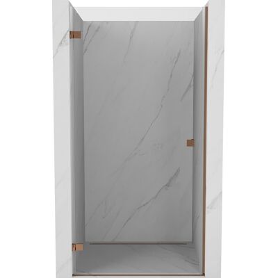 Mexen Lunar-B drzwi prysznicowe uchylne lewe 60 cm, transparent, różowe złoto - 832-060-000-60-00-L Mexen Lunar-B drzwi prysznicowe uchylne lewe 60 cm, transparent, różowe złoto - 832-060-000-60-00-L
