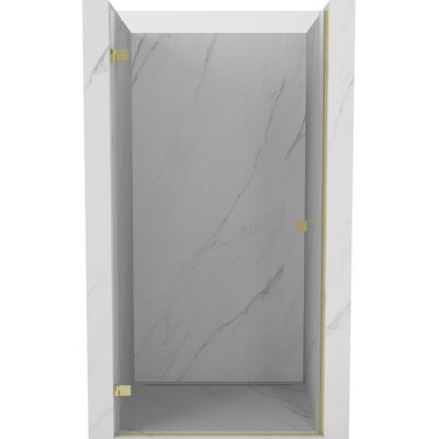 Mexen Lunar-B drzwi prysznicowe uchylne lewe 90 cm, transparent, złote - 832-090-000-50-00-L Mexen Lunar-B drzwi prysznicowe uchylne lewe 90 cm, transparent, złote - 832-090-000-50-00-L