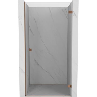 Mexen Lunar-B drzwi prysznicowe uchylne prawe 75 cm, transparent, różowe złoto - 832-075-000-60-00-P Mexen Lunar-B drzwi prysznicowe uchylne prawe 75 cm, transparent, różowe złoto - 832-075-000-60-00-P