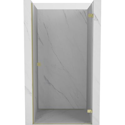 Mexen Lunar-B drzwi prysznicowe uchylne prawe 90 cm, transparent, złote - 832-090-000-50-00-P Mexen Lunar-B drzwi prysznicowe uchylne prawe 90 cm, transparent, złote - 832-090-000-50-00-P