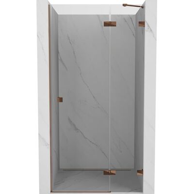 Mexen Lunar drzwi prysznicowe uchylne prawe 85 cm, transparent, różowe złoto - 834-085-000-60-00-P Mexen Lunar drzwi prysznicowe uchylne prawe 85 cm, transparent, różowe złoto - 834-085-000-60-00-P