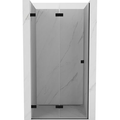 Mexen Lunar-F drzwi prysznicowe składane lewe 85 cm, transparent, czarne - 836-085-000-70-00-L Mexen Lunar-F drzwi prysznicowe składane lewe 85 cm, transparent, czarne - 836-085-000-70-00-L