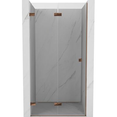 Mexen Lunar-F drzwi prysznicowe składane lewe 85 cm, transparent, różowe złoto - 836-085-000-60-00-L Mexen Lunar-F drzwi prysznicowe składane lewe 85 cm, transparent, różowe złoto - 836-085-000-60-00-L