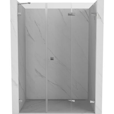 Mexen Lunar-F drzwi prysznicowe składane prawe 110 cm, transparent, chrom - 836S-110-050-01-00-P Mexen Lunar-F drzwi prysznicowe składane prawe 110 cm, transparent, chrom - 836S-110-050-01-00-P
