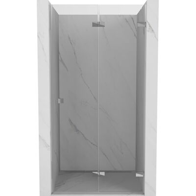 Mexen Lunar-F drzwi prysznicowe składane prawe 80 cm, transparent, chrom - 836-080-000-01-00-P Mexen Lunar-F drzwi prysznicowe składane prawe 80 cm, transparent, chrom - 836-080-000-01-00-P