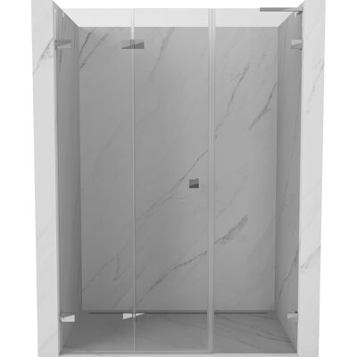 Mexen Lunar-F L drzwi prysznicowe składane lewe 110 cm, transparent, chrom - 836SL-110-050-01-00-L Mexen Lunar-F L drzwi prysznicowe składane lewe 110 cm, transparent, chrom - 836SL-110-050-01-00-L