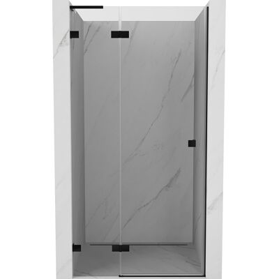 Mexen Lunar L drzwi prysznicowe uchylne lewe 75 cm, transparent, czarne - 834L-075-000-70-00-L Mexen Lunar L drzwi prysznicowe uchylne lewe 75 cm, transparent, czarne - 834L-075-000-70-00-L