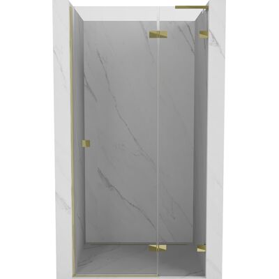Mexen Lunar L drzwi prysznicowe uchylne prawe 115 cm, transparent, złote - 834L-115-000-50-00-P Mexen Lunar L drzwi prysznicowe uchylne prawe 115 cm, transparent, złote - 834L-115-000-50-00-P