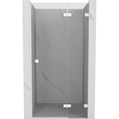 Mexen Lunar L drzwi prysznicowe uchylne prawe 120 cm, transparent, białe - 834L-120-000-20-00-P Mexen Lunar L drzwi prysznicowe uchylne prawe 120 cm, transparent, białe - 834L-120-000-20-00-P