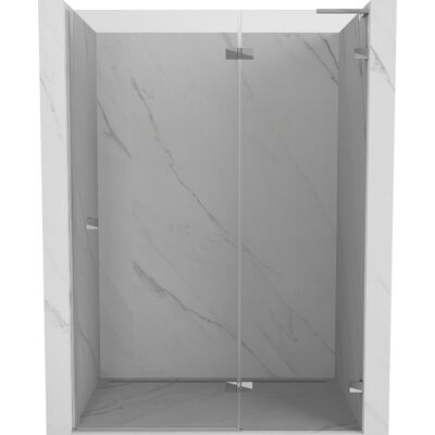 Mexen Lunar L drzwi prysznicowe uchylne prawe 130 cm, transparent, chrom - 834L-130-000-01-00-P Mexen Lunar L drzwi prysznicowe uchylne prawe 130 cm, transparent, chrom - 834L-130-000-01-00-P